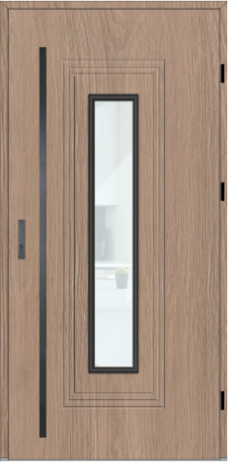 Drzwi zew. stalowe WIKĘD ROYAL RL6a