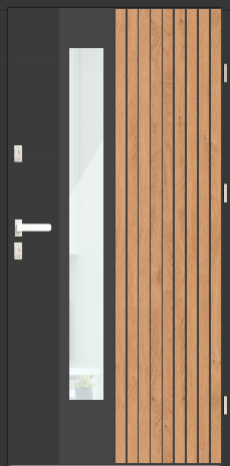 Drzwi zew. stalowe WIKĘD MasterLine ML2