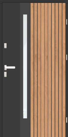 Drzwi zew. stalowe WIKĘD MasterLine ML3