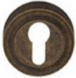 Szyld dolny okrągły na wkładkę VDS - R1