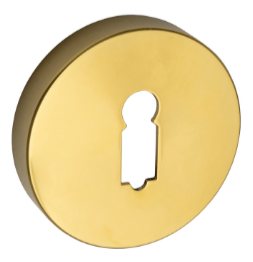 Szyld dolny okrągły SC/BSC na klucz - Alubrass