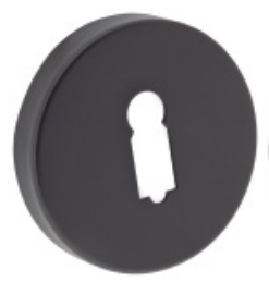 Szyld dolny okrągły S/CZ na klucz - Alubrass