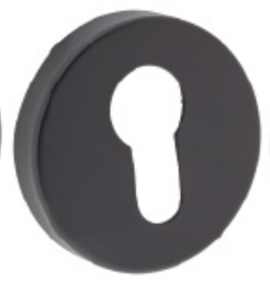 Szyld dolny okrągły S/CZ na wkładkę - Alubrass