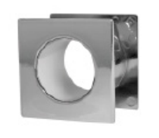 Alubrass - Tuleje wentylacyjne kwadratowe PCV O40