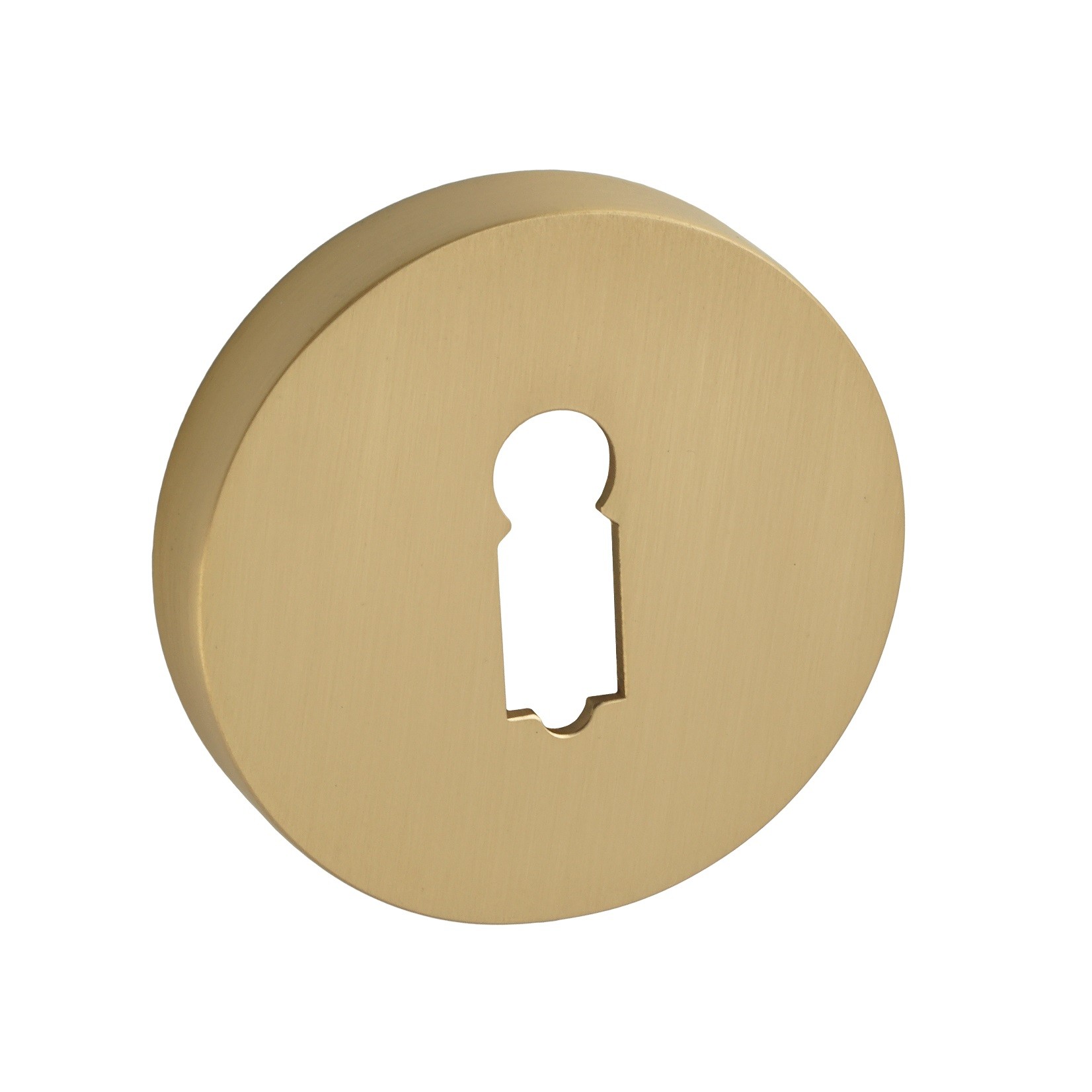 Szyld dolny okrągły SC/BSC na klucz - Alubrass