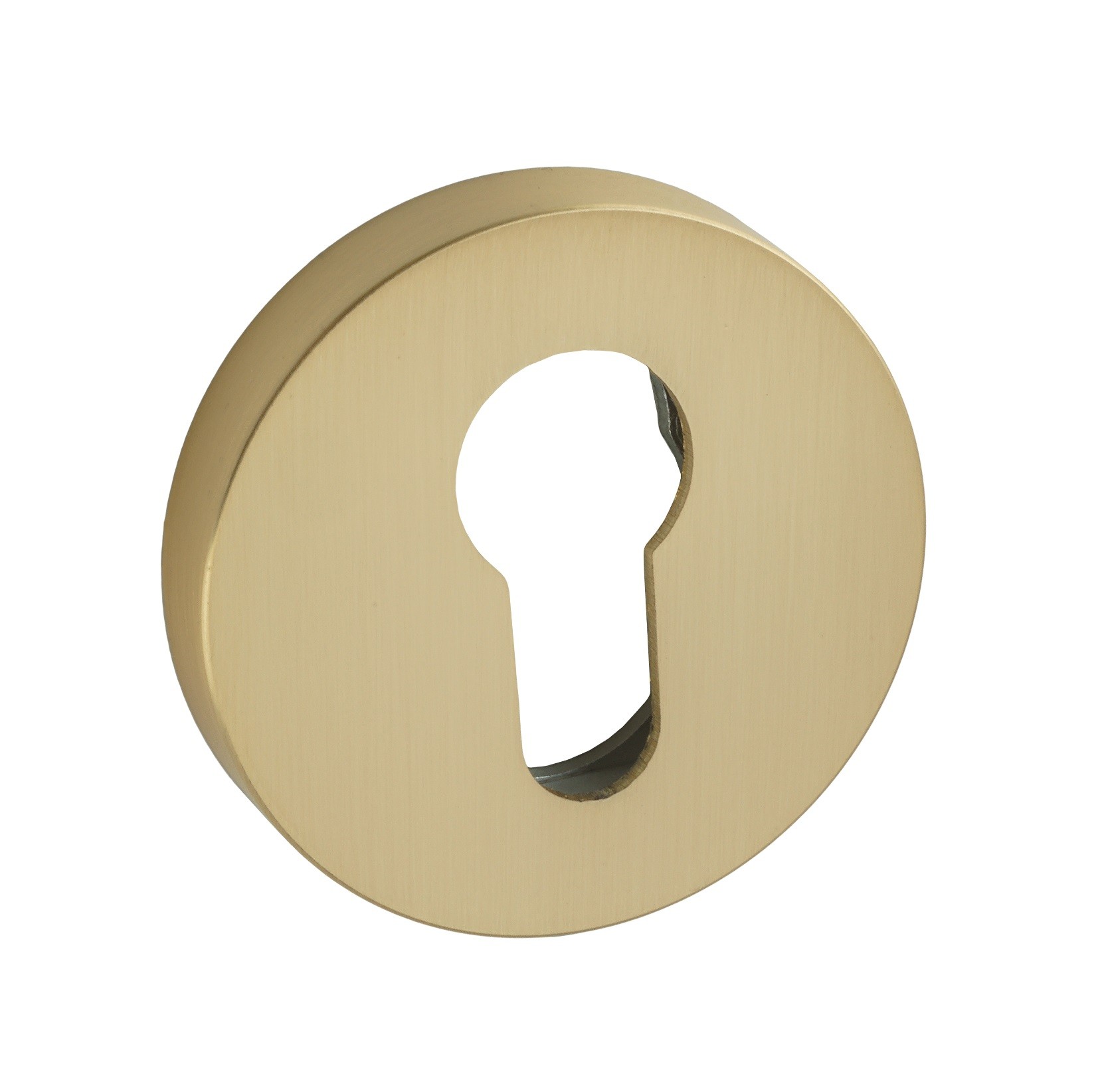 Szyld dolny okrągły SC/BSC na wkładkę - Alubrass