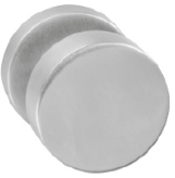 Trzy metalowe okrągłe dyski ułożone jeden na drugim.