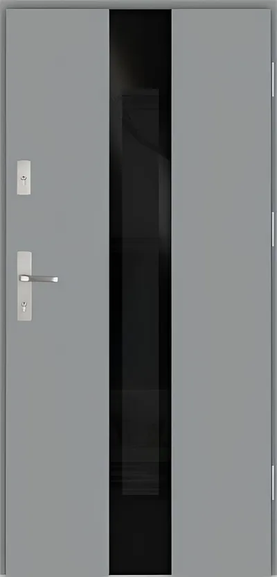 Drzwi zew. stalowe WIKĘD GLASS LOFT GL01