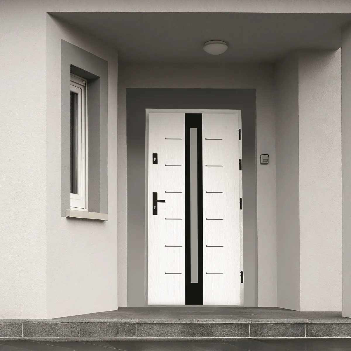 Drzwi zew. drewniane AGMAR VITRUM