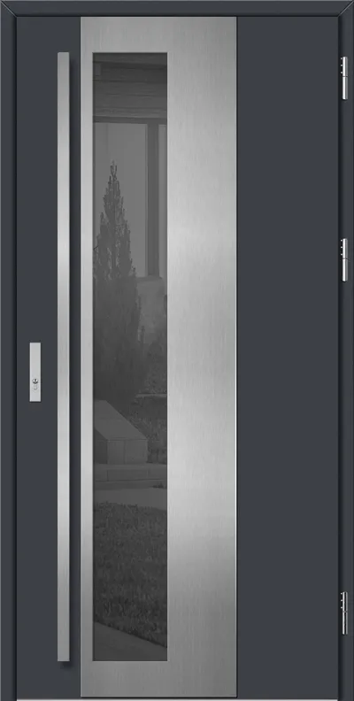 Drzwi zew. stalowe ERKADO - Lahti 3
