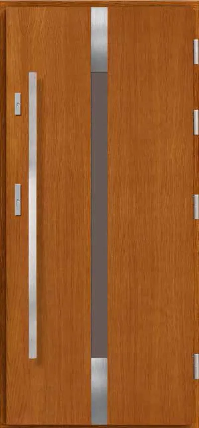 Drzwi zew. drewniane AGMAR KARMINA