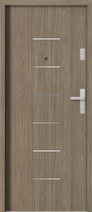 Drzwi klatkowe Barański Smart INOX S 105